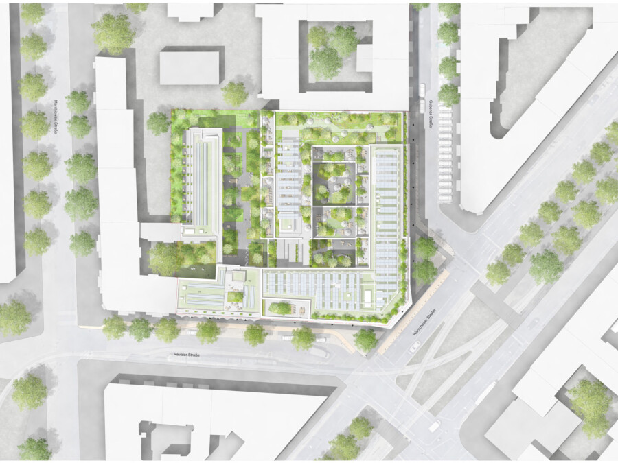 Lageplan zum Projekt Revaler Straße