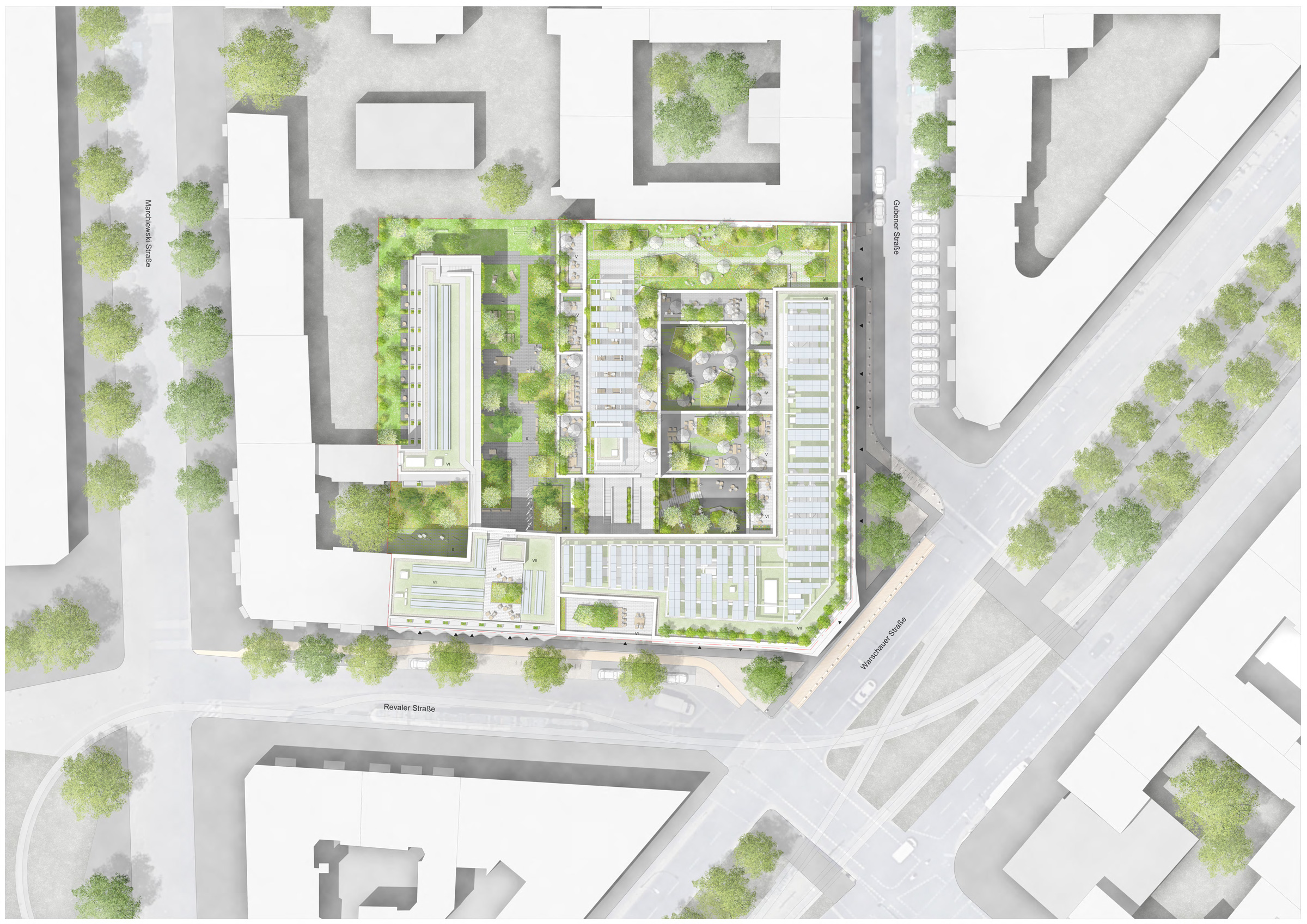 Lageplan zum Projekt Revaler Straße