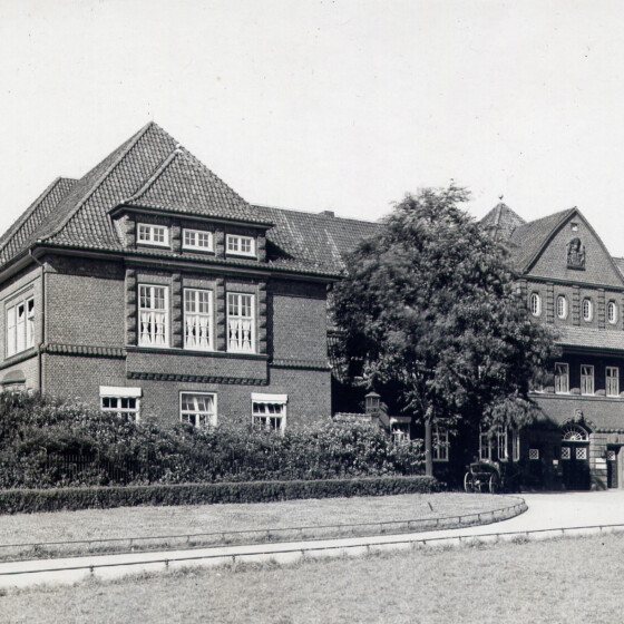 Historische Aufnahme der Schön Klinik Eilbek aus dem Jahr 1912