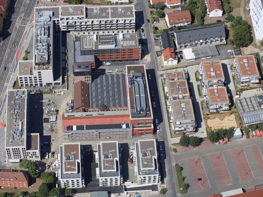 Luftbild des Göttinger Sartorius Quartiers