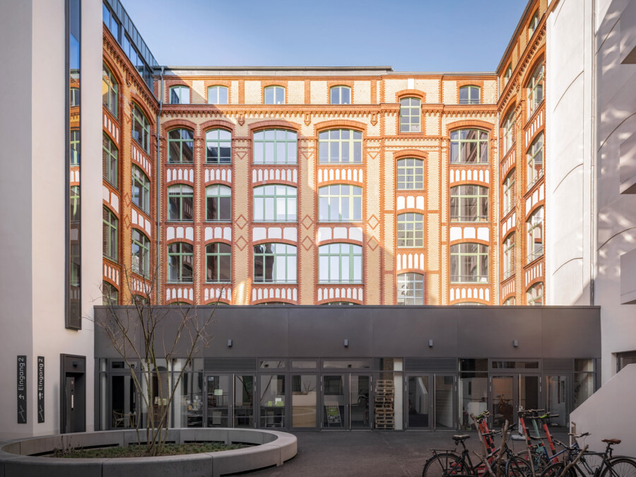 Gewerbe-Bauteil vom Projekt Schreibfederhöfe in Berlin