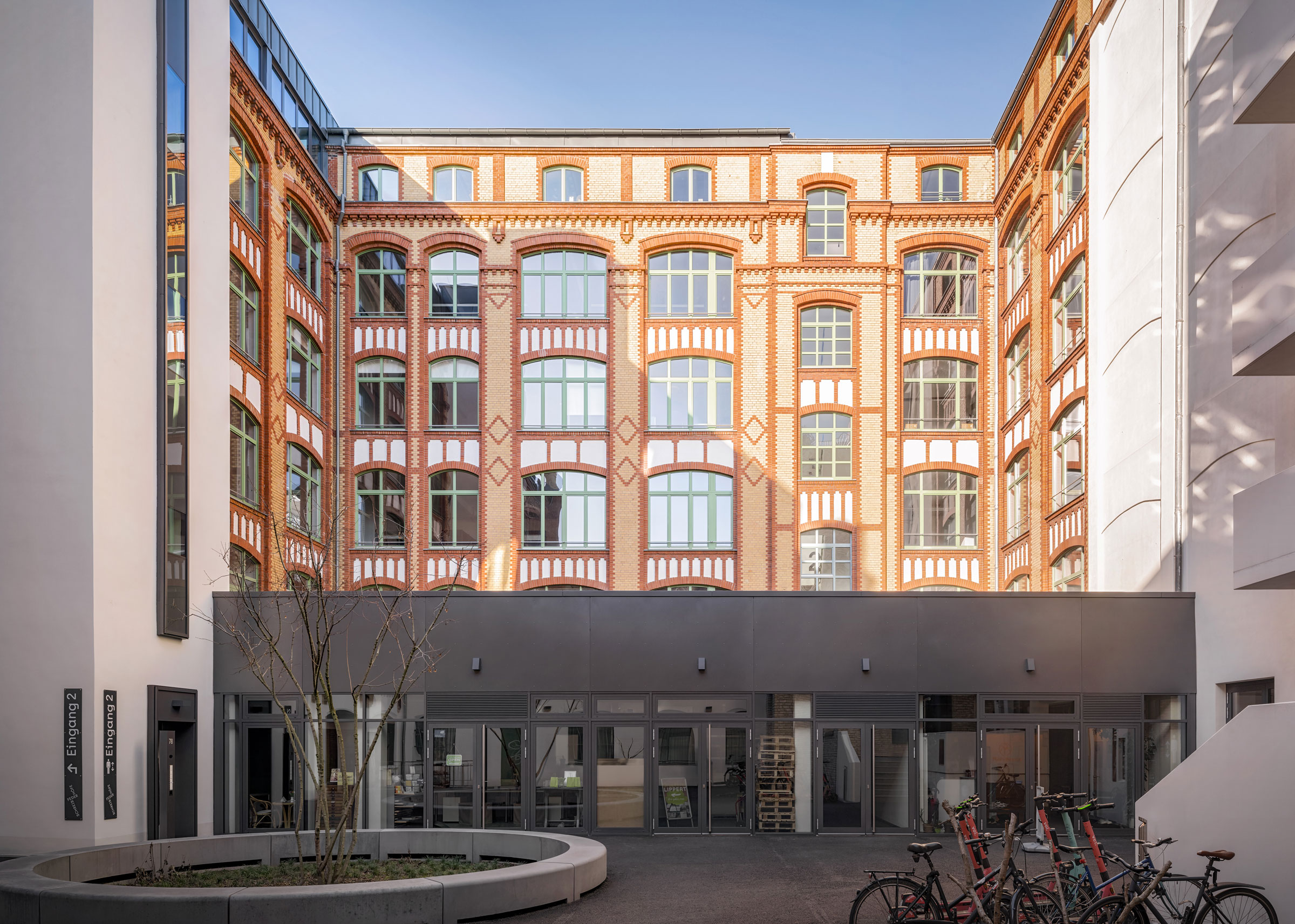 Gewerbe-Bauteil vom Projekt Schreibfederhöfe in Berlin