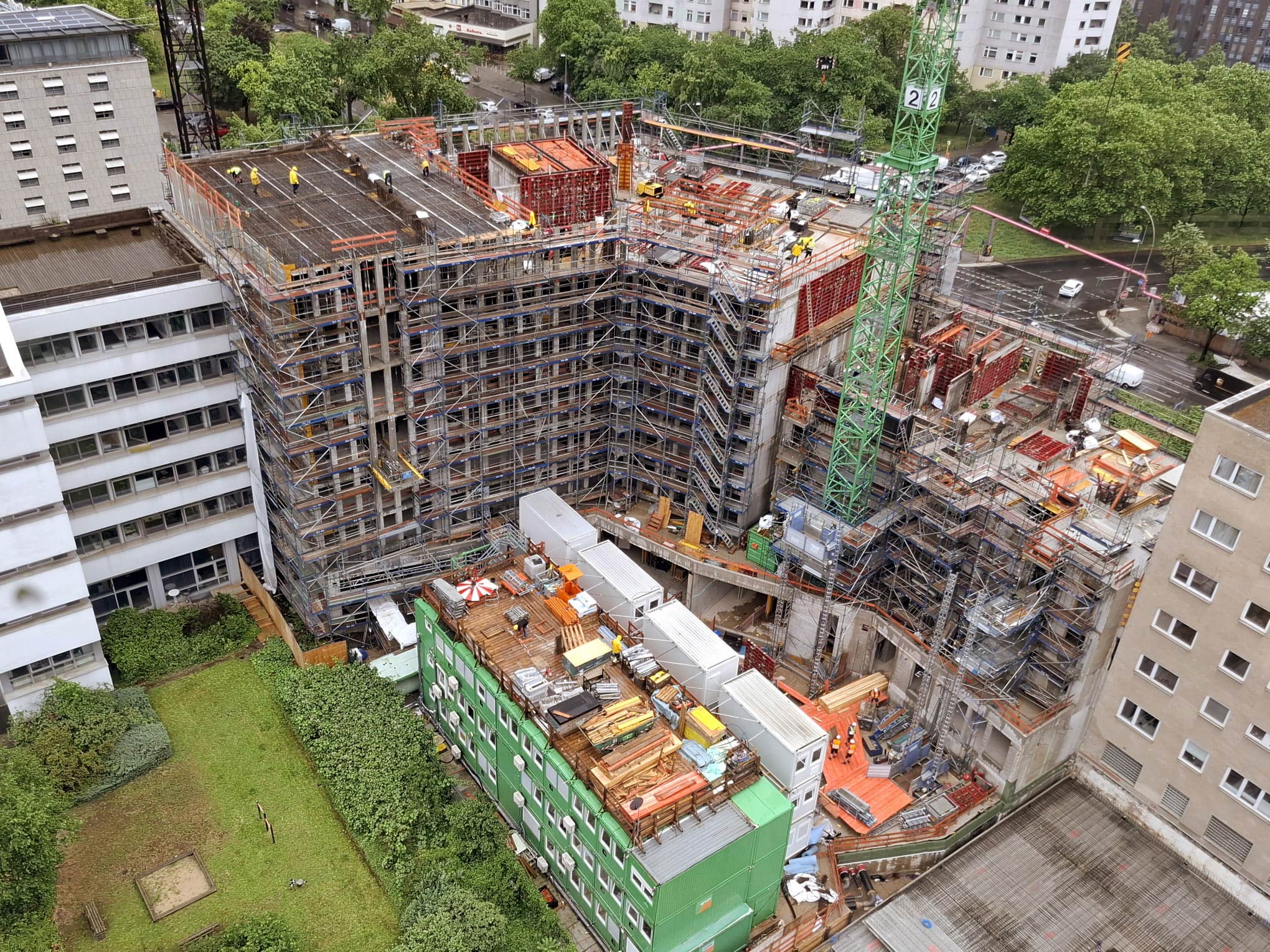 Baustelle vom Projekt Kurfürstenstraße