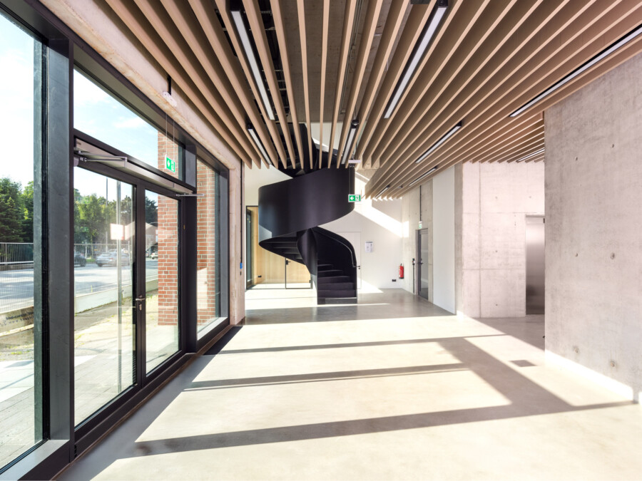 Eingangsbereich der Projektentwicklung Paulihaus in Hamburg