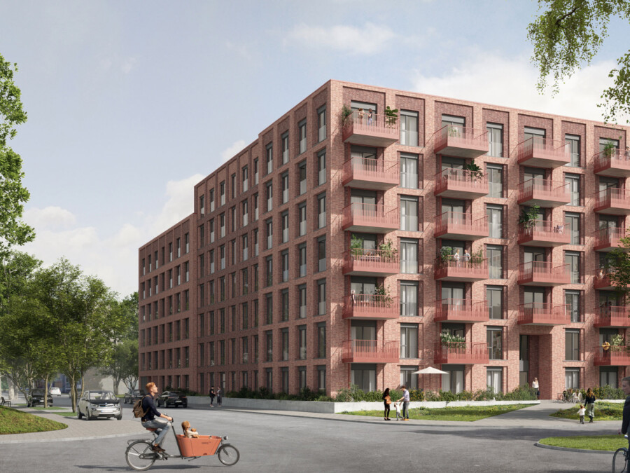 Visualisierung vom Projekt Marckmannstraße 18-22 in Hamburg